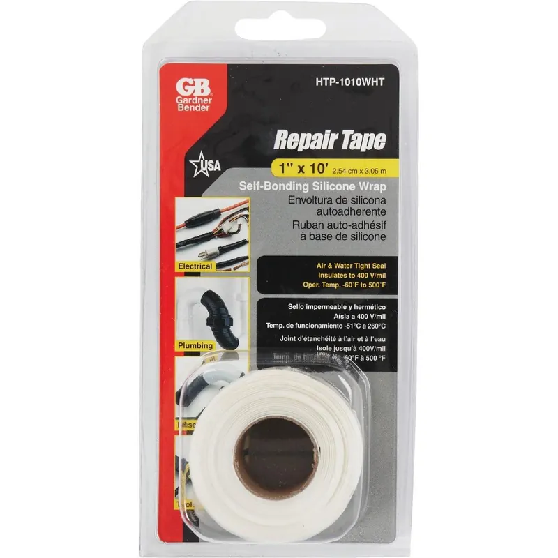 Gardner Bender HTP-1010WHT Self-Sealing Tape 1 In. x 10 Ft. HTP-1010