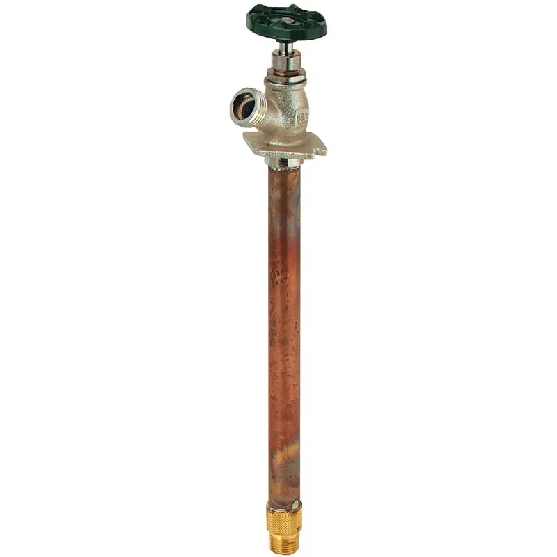 Arrowhead Brass 456-10LF 1/2 In. Copper SWT or 1/2 In. MIP x 10 In. Standard Frost Free Wall Hydrant