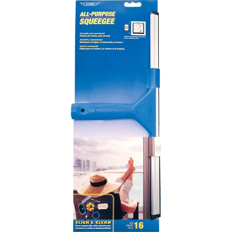 Ettore 17016 All Purpose 16 In. Rubber Squeegee