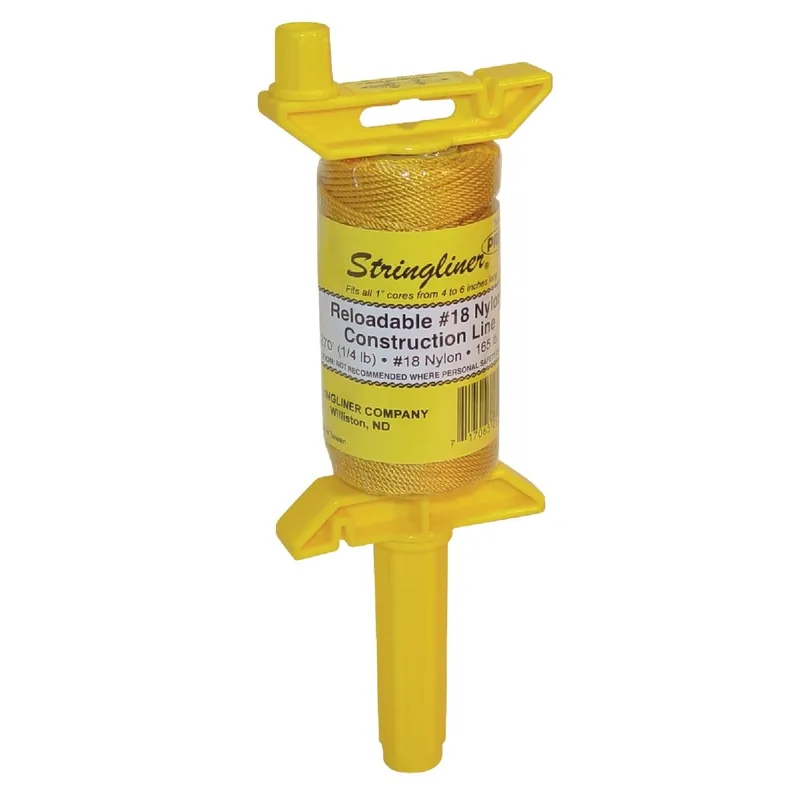 Stringliner 25100 PRO 270 Ft. Gold Twisted Nylon Mason Line Reel