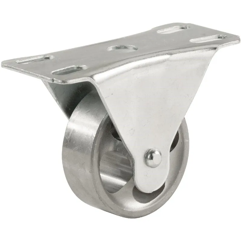Shepherd Hardware 9182 2 In. General-Duty Cast-Iron Rigid Plate Caster