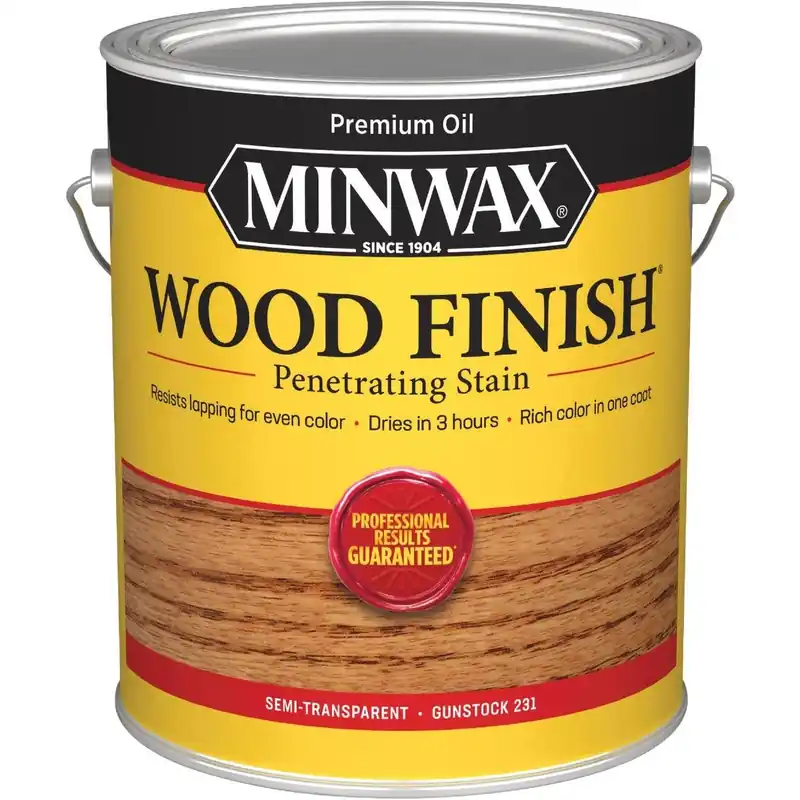 Minwax 710880000 Wood Finish VOC Penetrating Stain Gunstock 1 Gal.