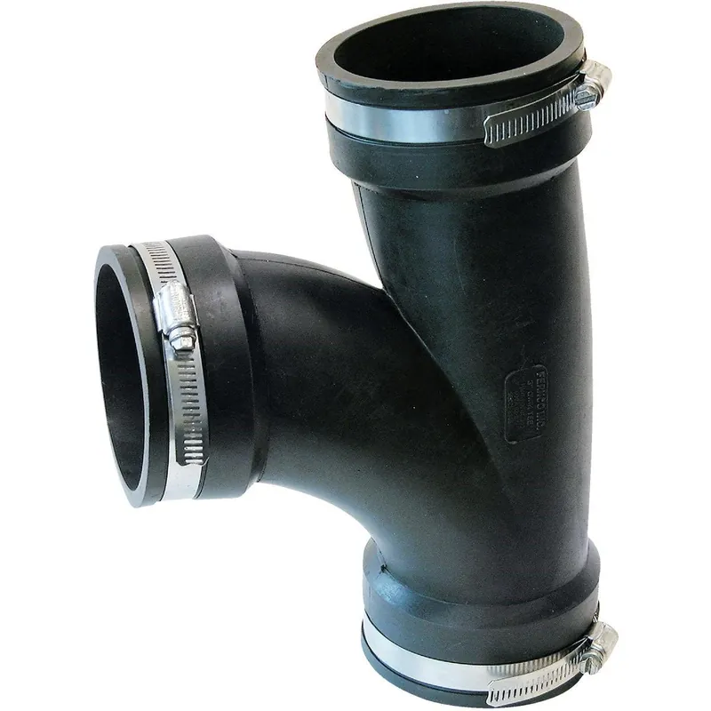 Fernco PQT-400 Flexible Repair PVC Tee