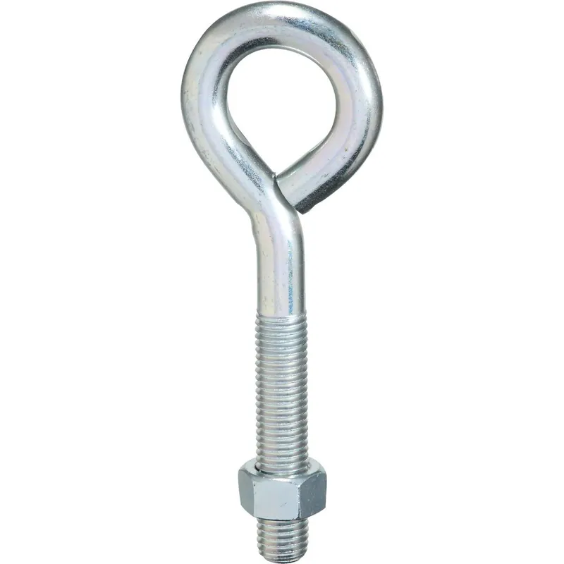 National N347724 Zinc Eye Bolt with Hex Nut