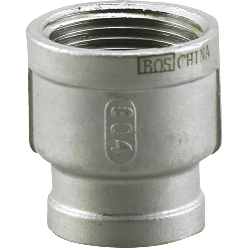 PLUMBEEZE U2-SSRC-1007 1 In. FIP x 3/4 In. FIP Stainless Steel Reducing Coupling