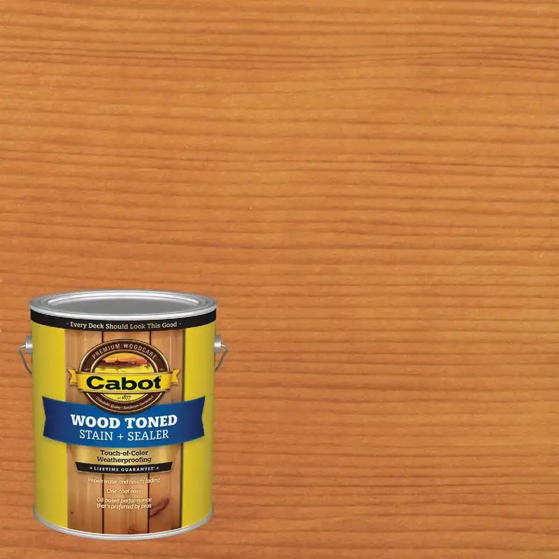 Cabot 140.0003005.007 Alkyd/Oil Base Wood Toned Deck & Siding Stain Pacific Redwood 1 Gal.