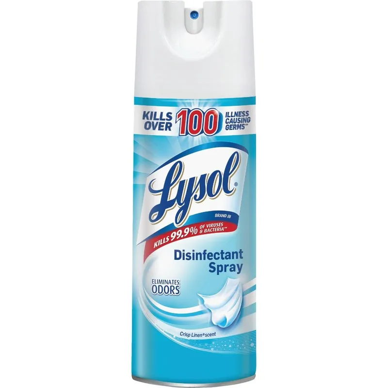 Lysol 1920074186 Crisp Linen Disinfectant Spray 12.5 Oz