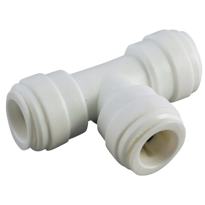 Anderson Metals 53064-04 Push-In Plastic Tee 1/4 In. x 1/4 In. x 1/4 In.