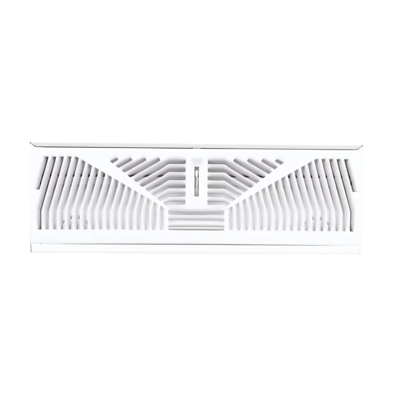 Ameriflow 3015W15R White Steel Baseboard Diffuser Each