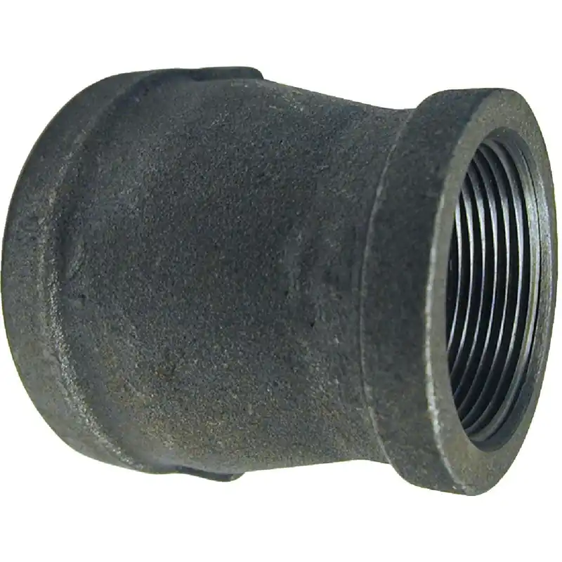 Southland 521-363HC Malleable Black Iron Reducing Coupling 1-1/4 In. x 1/2 In.