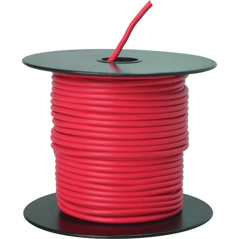 ROAD POWER 55669123 100 Ft. 14 Ga. PVC-Coated Primary Wire, Red