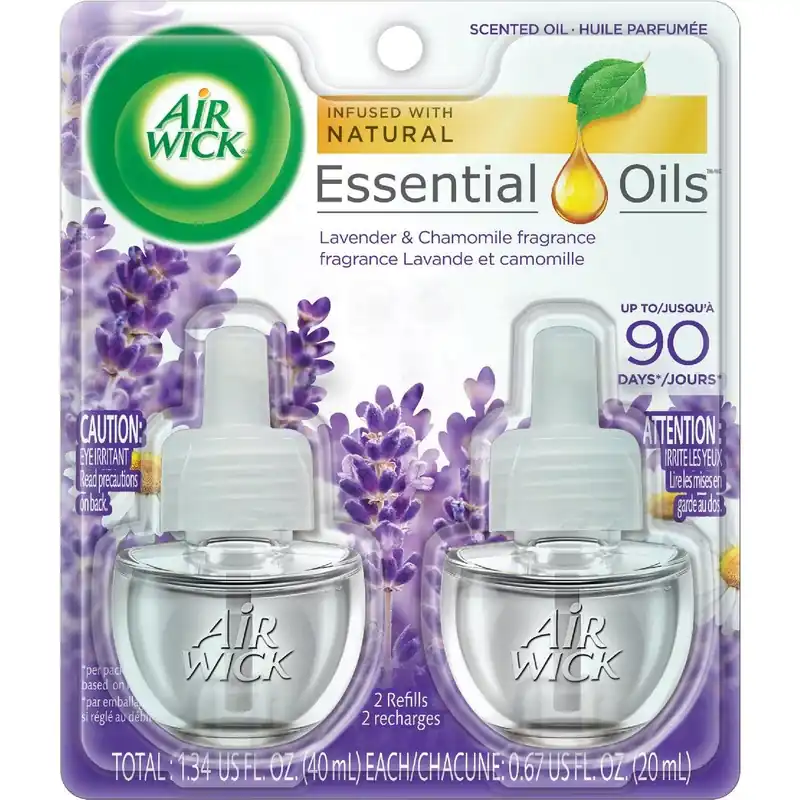 Air Wick 6233878473 Lavender & Chamomile Scented Oil Refill (2-Pack)