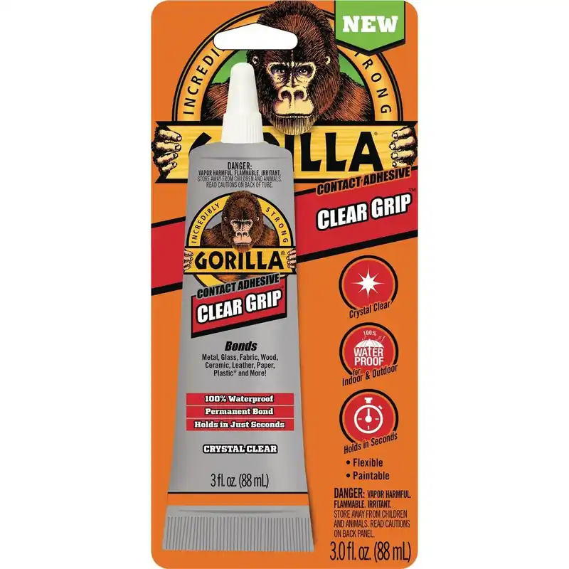 Gorilla Glue 8040002 Clear Grip Multi-Purpose Adhesive 3.0 Oz