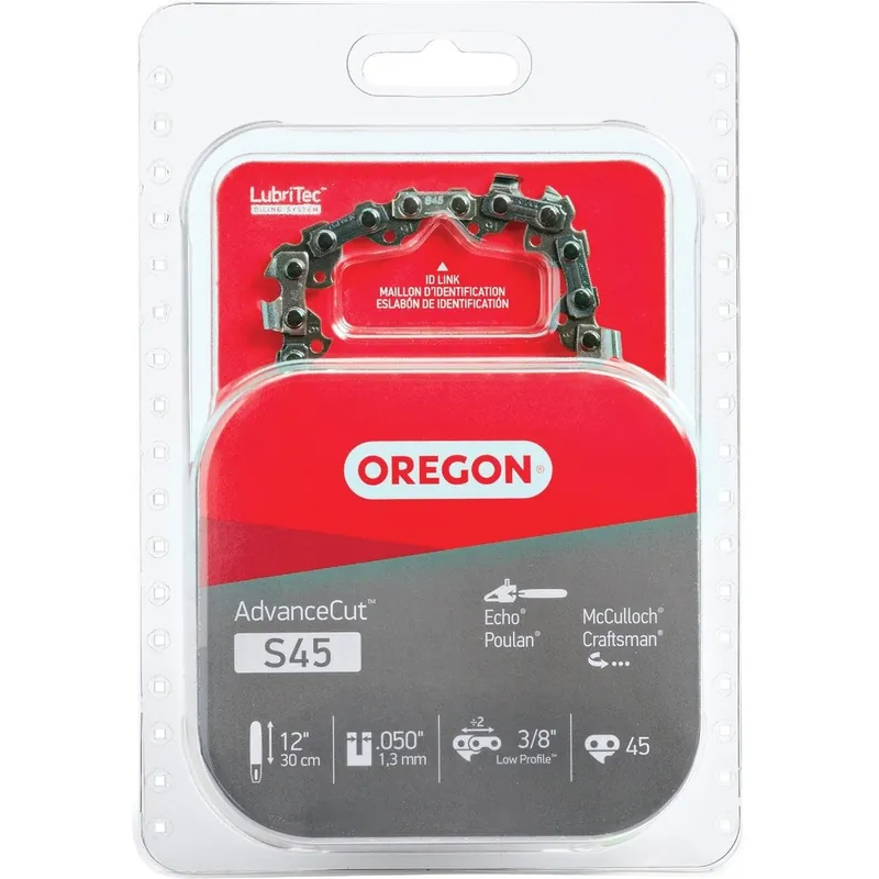 Oregon Cutting S45 Oregon AdvanceCut S45 12 In. Chainsaw Chain