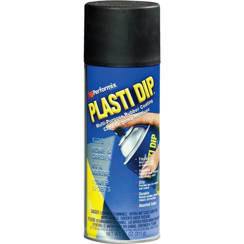 Performix 11203-6 Plasti Dip Black 11 Oz Aerosol Rubber Coating