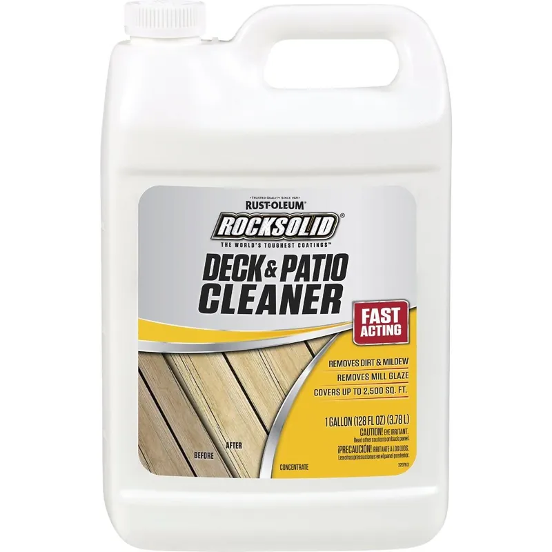Rust-Oleum 60635 RockSolid 1 Gal. Deck & Patio Cleaner Concentrate