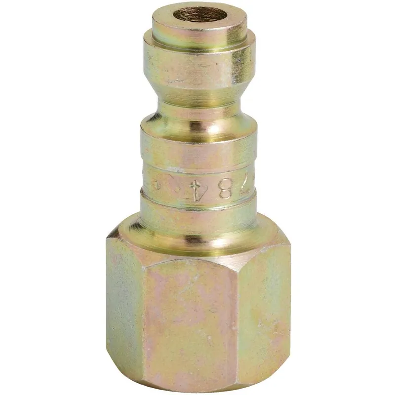 Milton S-784 MLIS-784 1/4 In. FNPT Steel-Plated T-Style Plug