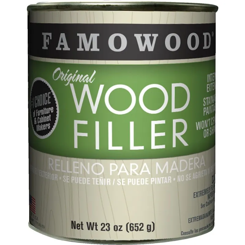 FAMOWOOD 36021126 Natural Wood Filler 23 Oz