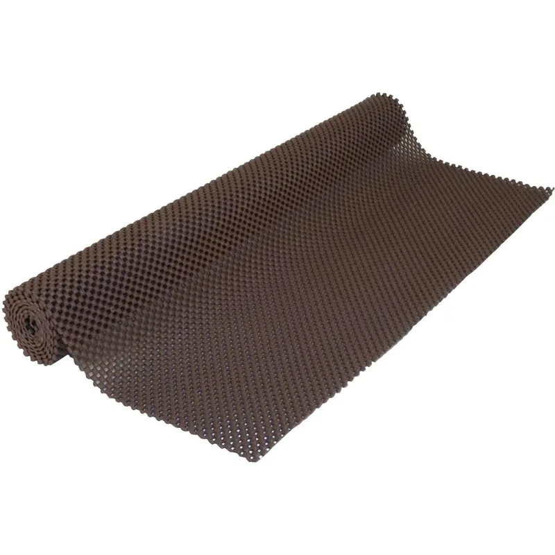 Con-Tact 04F-C6O1B-01 20 In. x 4 Ft. Chocolate Grip Premium Non-Adhesive Shelf Liner