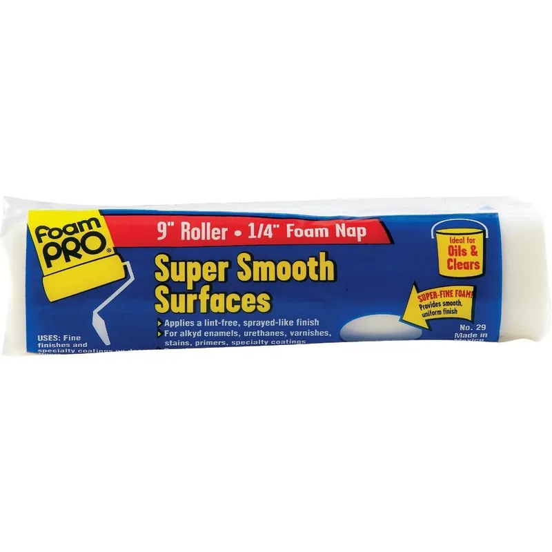 FoamPro 29 Fine Finisher 9 In. x 1/4 In. Foam Roller Cover