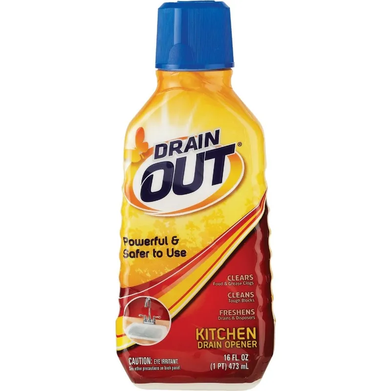 Drain Out DOK06N Liquid Kitchen Drain Opener 16 Oz.