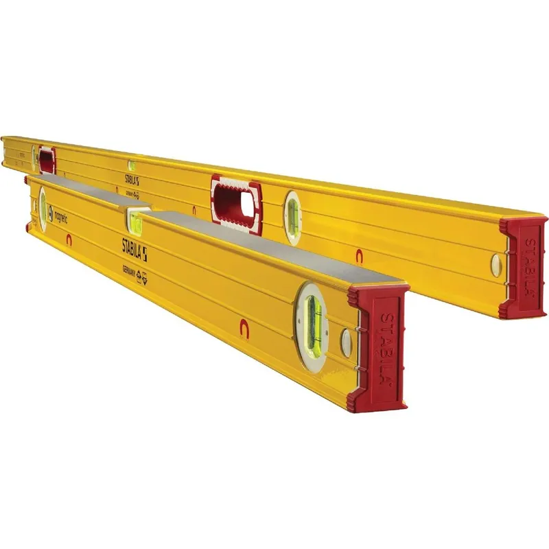 Stabila 38532 Aluminum Magnetic Box Level 78 In. and 32 In. 2 Piece Set
