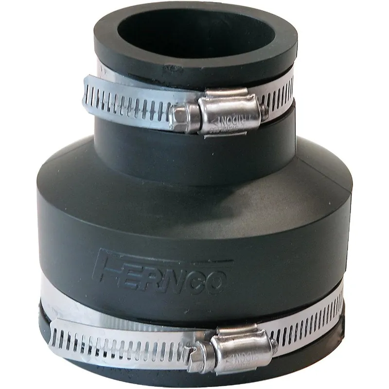 Fernco P1056-315 Flexible PVC Coupling 3 Inch x 1-1/2 Inch