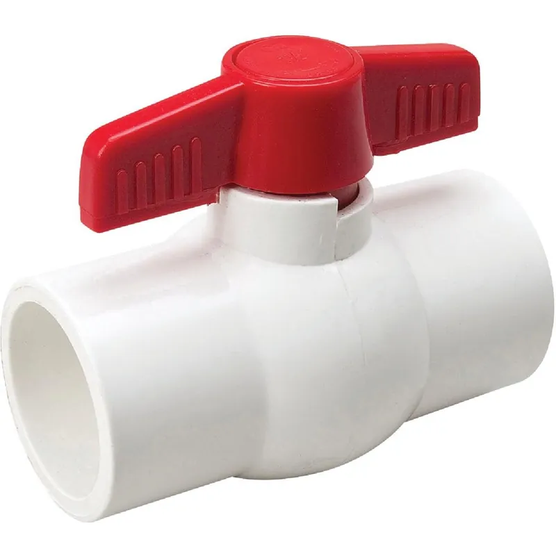ProLine 107-638 PVC Quarter Turn Ball Valve 2 In. S X 2 In. S