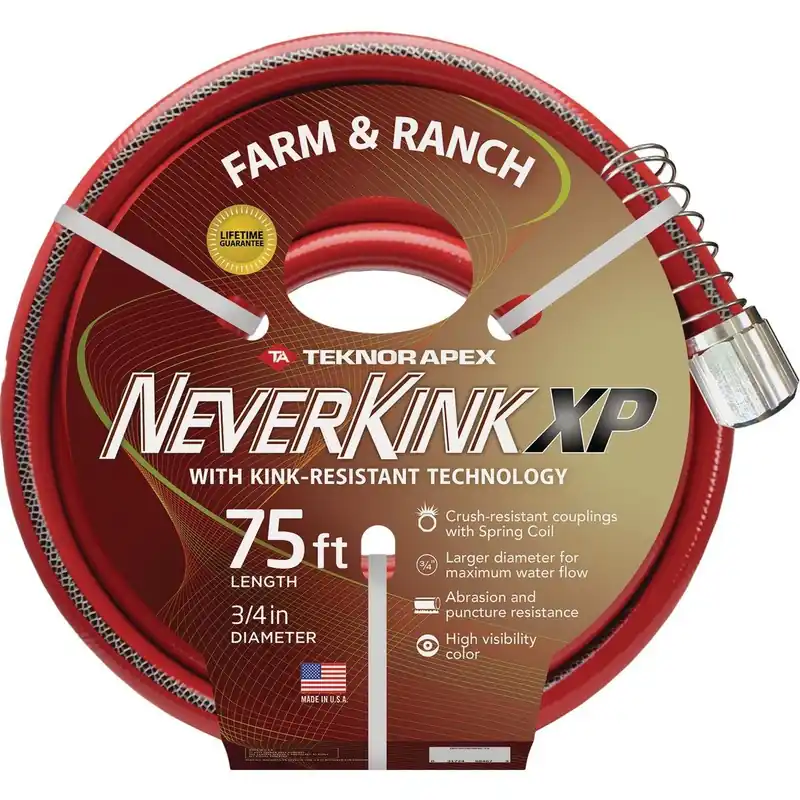 Teknor Apex 9846-75 NeverKink XP 3/4 In. x 75 Ft. Farm & Ranch Hose