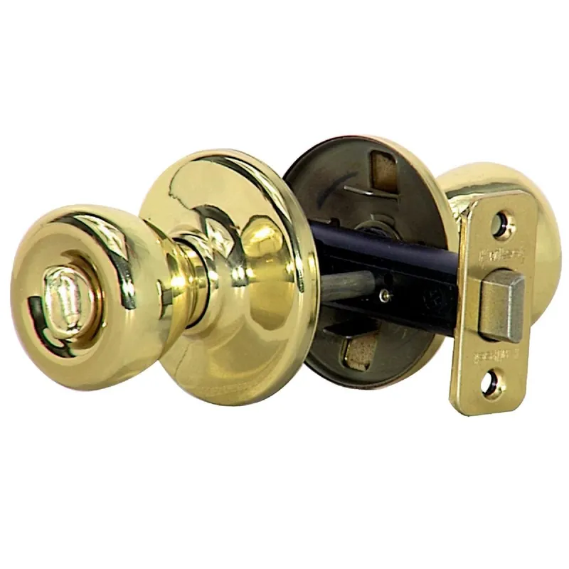 Kwikset 300T36ALRCSV1 Tylo Polished Brass Bed & Bath Door Knob