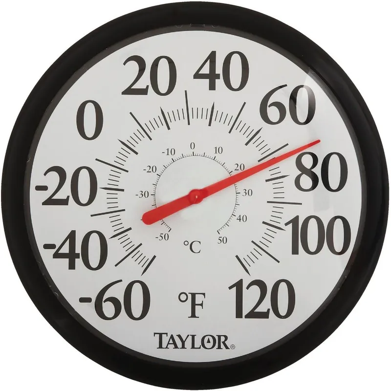 Taylor 6700 Outdoor Wall Thermometer -20 To 120 F -50 To 50 C