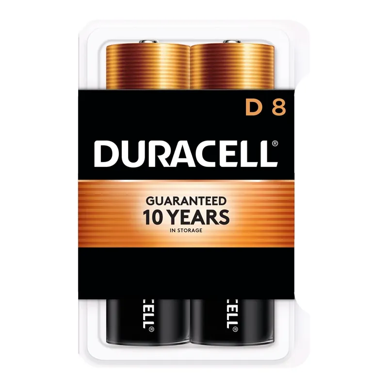 Duracell MN13RT8Z MN1300 Alkaline Battery D 8PK