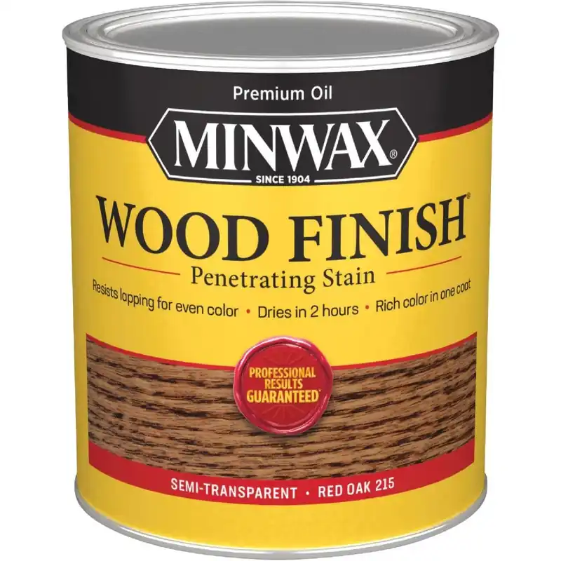 Minwax 70040444 Wood Finish Penetrating Stain Red Oak 1 Qt.