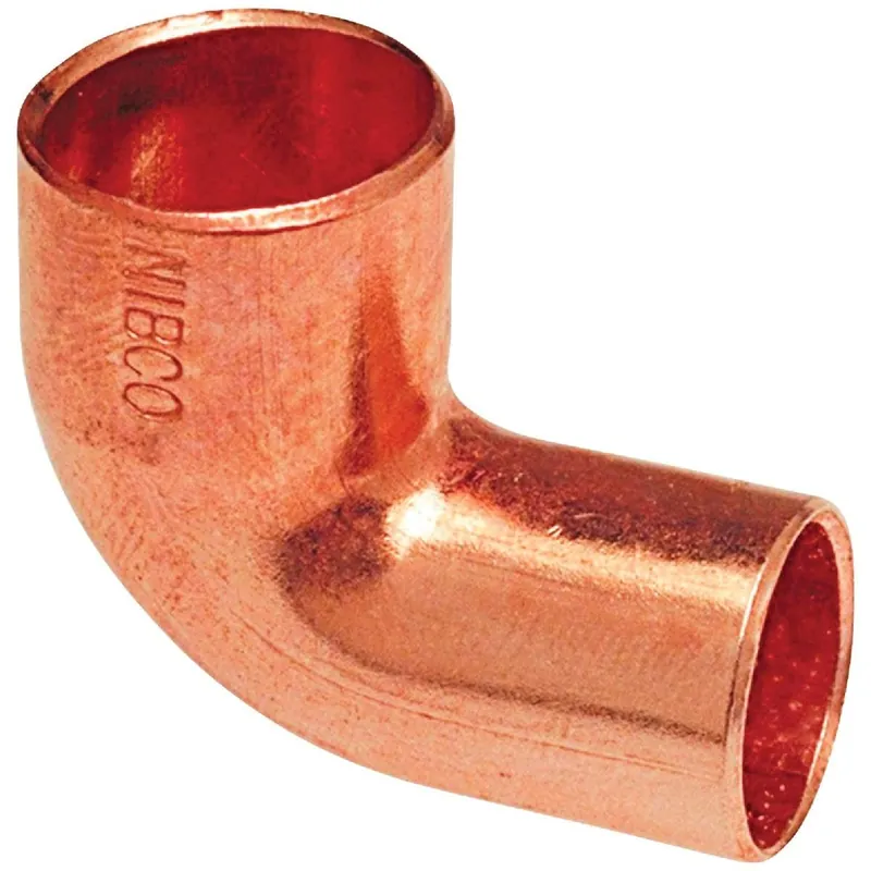 NIBCO W01555D 2 In. CxC 90 Deg. Close Ruff Copper Street Elbow (1/4 Bend)
