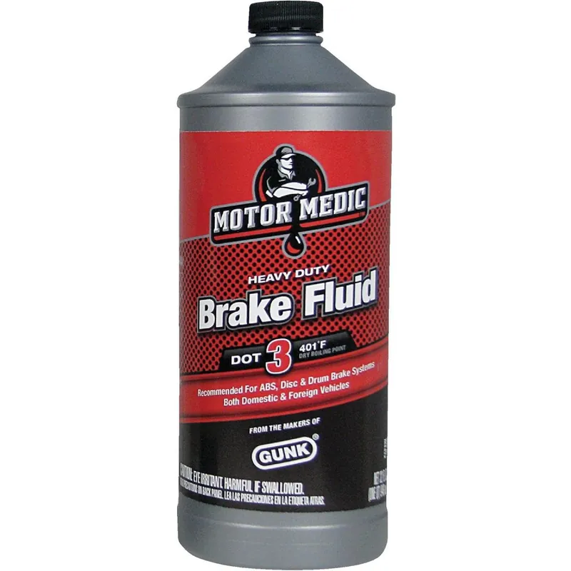 Motor Medic M4432 MotorMedic 32 Oz. Heavy-Duty DOT 3 Brake Fluid