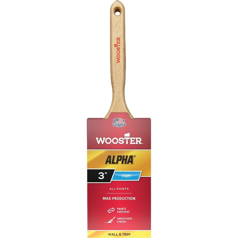 Wooster Brush 4232-3 Wooster Alpha 3 In. Flat Paint Brush