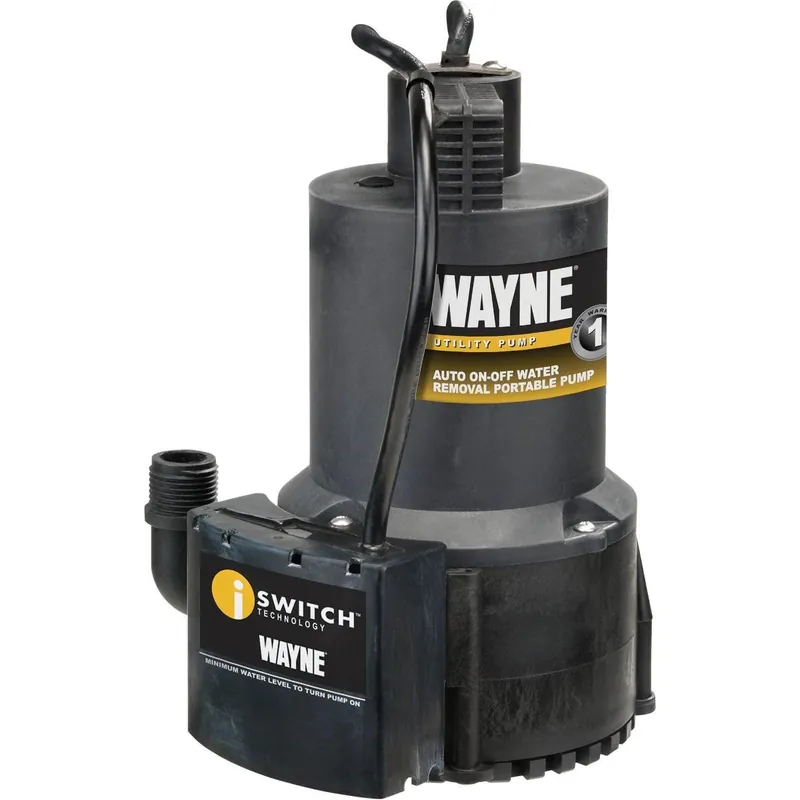 Wayne Water Systems EEAUP250 1/4 HP Submersible Energy Efficient Automatic Sensor Utility Pump