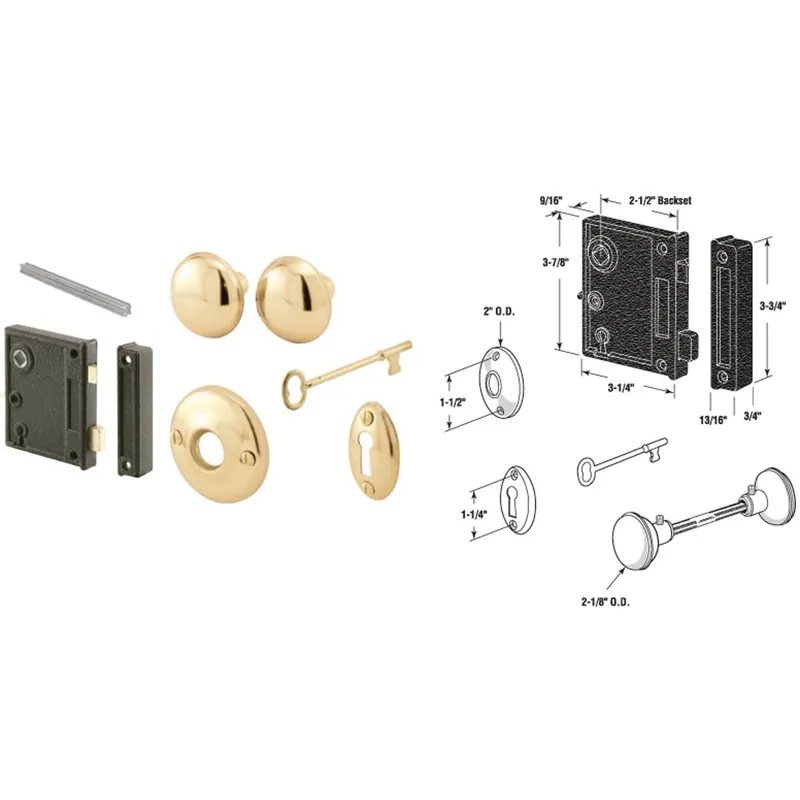 Defender Security E2437 Vertical Placement Bit Key Trim Lock