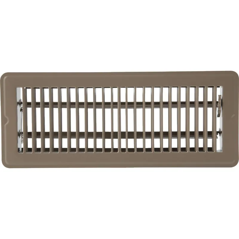 Home Impressions 1FL0412BR-NH Brown Steel Floor Register