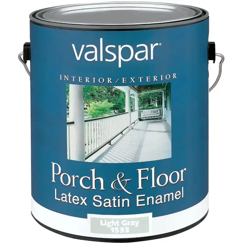 Valspar 027.0001533.007 Light Gray Self Priming Latex Satin Porch & Floor Enamel