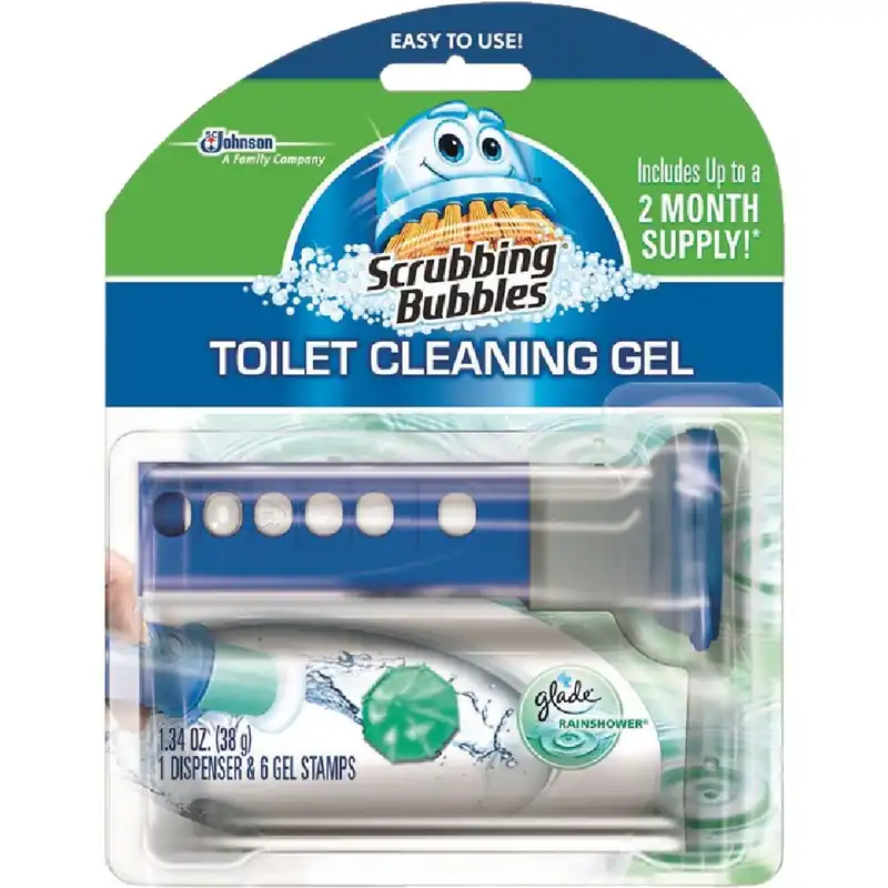 Scrubbing Bubbles 71381 Toilet Bowl Cleaner Gel Dispenser & Discs