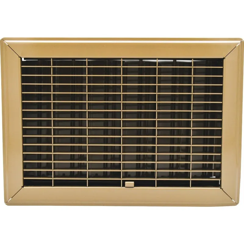Ameriflow 400B8X12 8 In. x 12 In. Brown Steel Floor Register