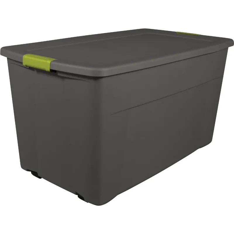 Sterilite 19483V04 Latch Wheeled Storage Tote 45 Gal.
