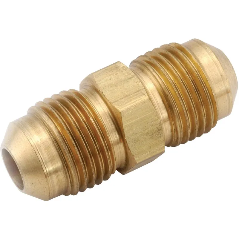 Anderson Metals 754042-10 Brass Flare Union