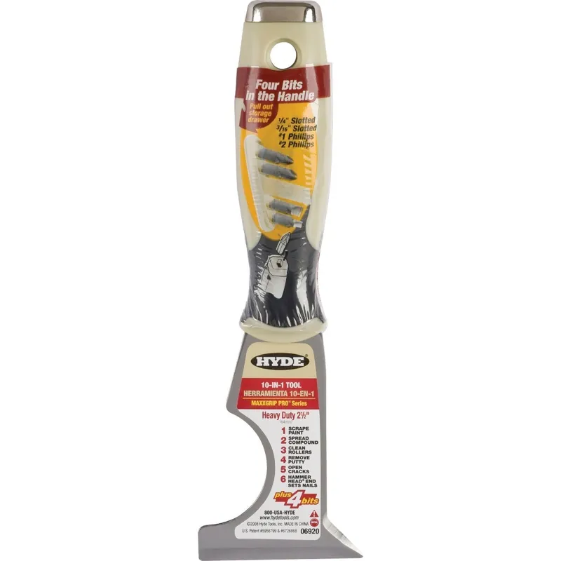 Hyde 06920 Pro Project 10-In-1 Multi-Purpose Painter's Tool