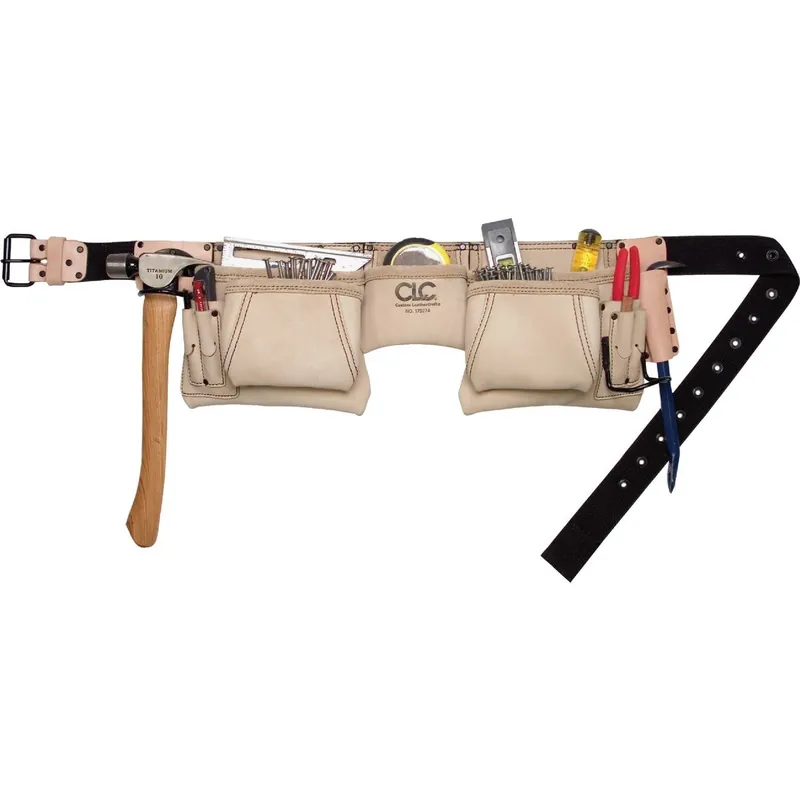 CLC 175274 12-Pocket Leather Heavy-Duty Construction Carpenter Apron