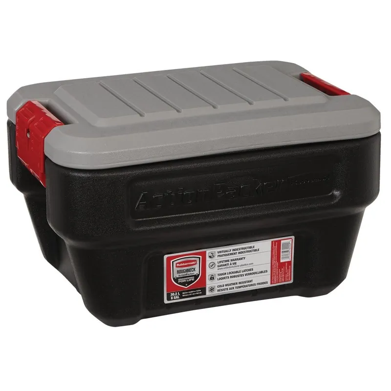 Rubbermaid RMAP080000 ActionPacker Tote 8 Gal.