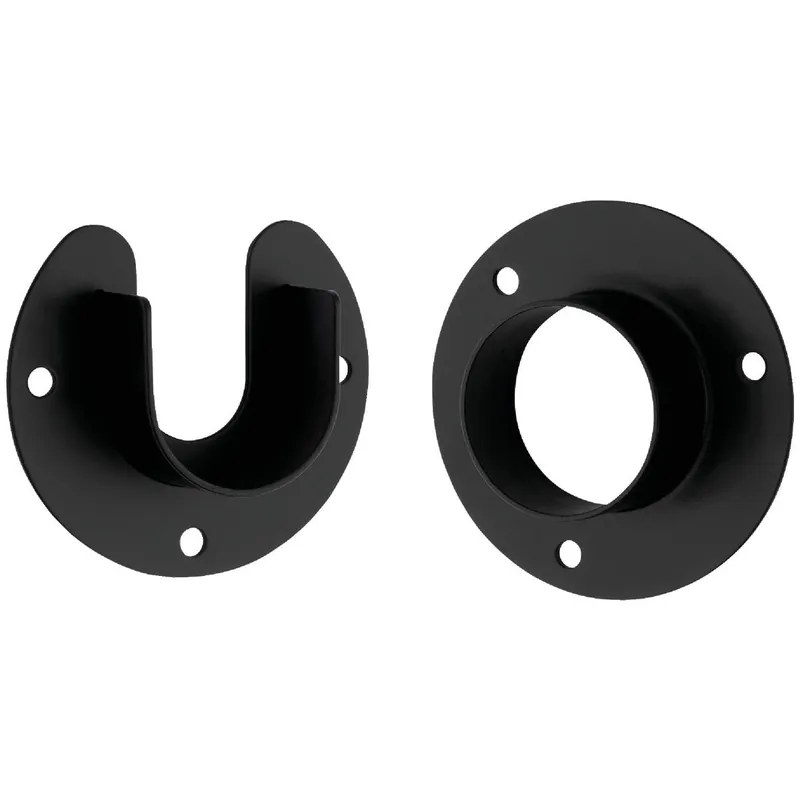National S822081 Stanley Home Designs 1-5/16 In. Zinc Closet Rod Socket (2-Pack)