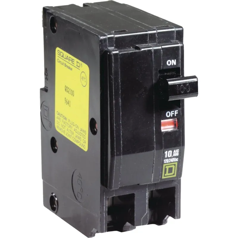 Square D QO2100CP QO 100A Double-Pole Standard Trip Circuit Breaker