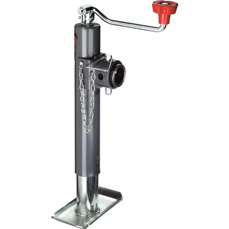 Bulldog 158451 2000 Lb. Topwind Tubular Swivel Trailer Jack, 10 In. Travel